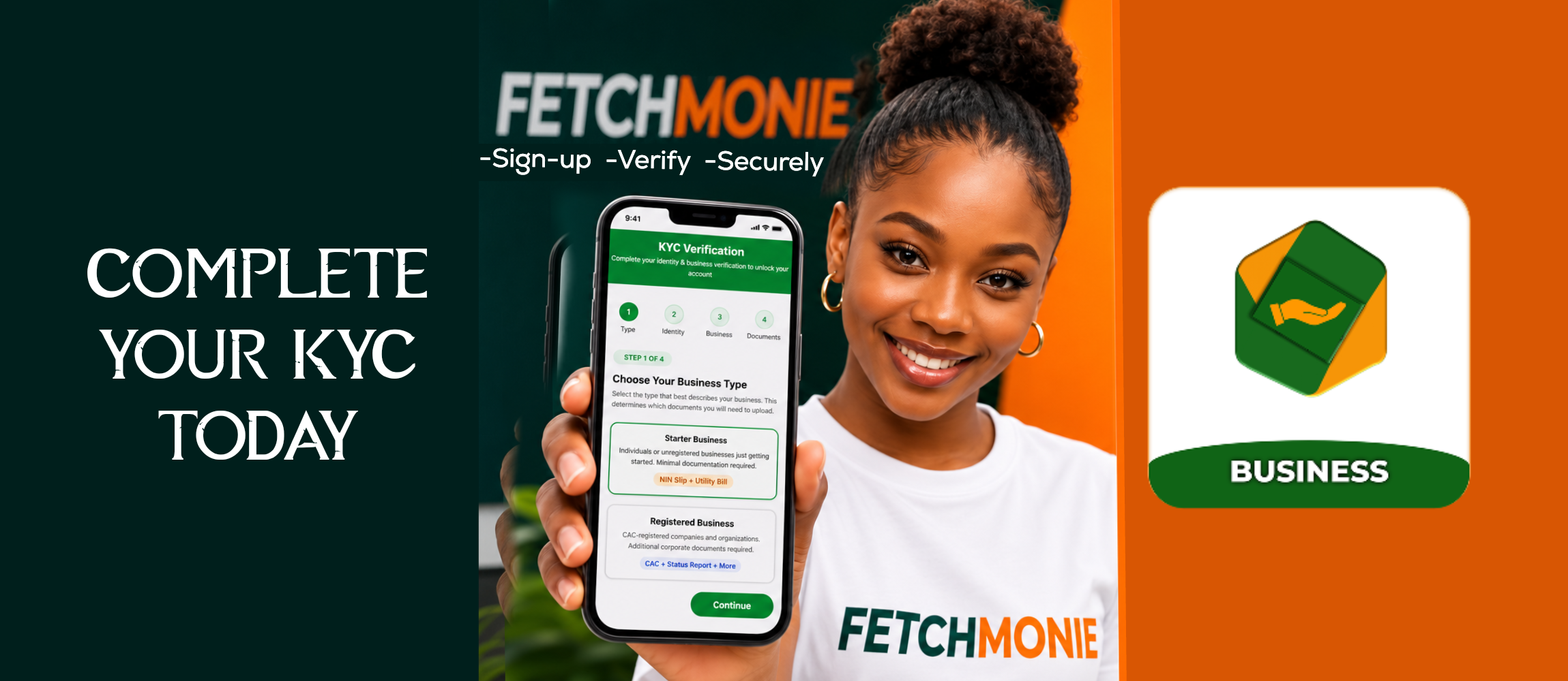 Sign up and KYC